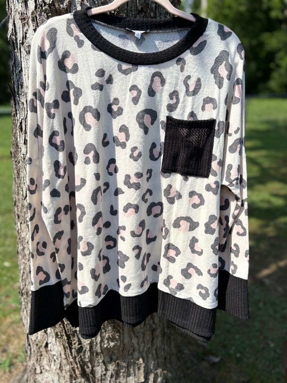 Women’s White Birch Top *Leopard* - Picture 1 of 2